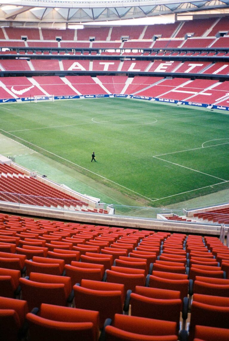 The Riyadh Air Metropolitano Stadium in Madrid, Spain.