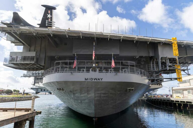 The USS Midway Museum in San Diego, California.