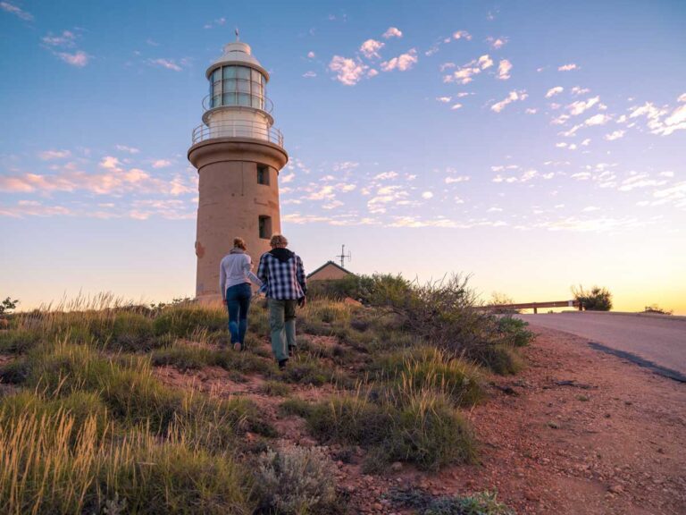 The Vlamingh Head lighthouse on the North-West Cape, Western Australia.