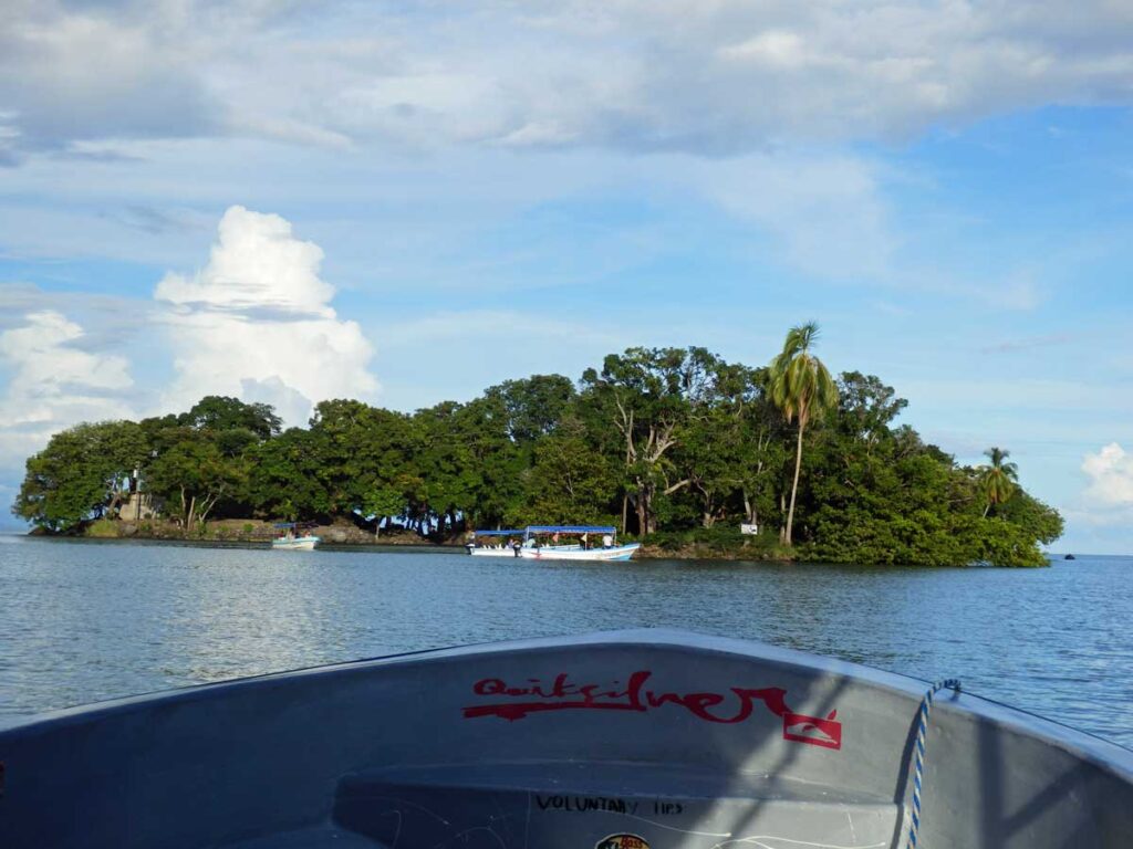 Cruising around Las Isletas, Lake Nicaragua.