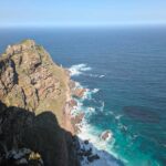 The view from the top of Cape Point in Table Mountain National Park, Cape Town, South Africa.