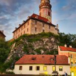 Cesky Krumlov Castle in Cesky Krumlov, Prague.