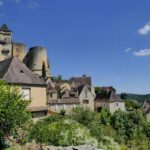 The Chateau de Castelnaud in the Dordogne, France.