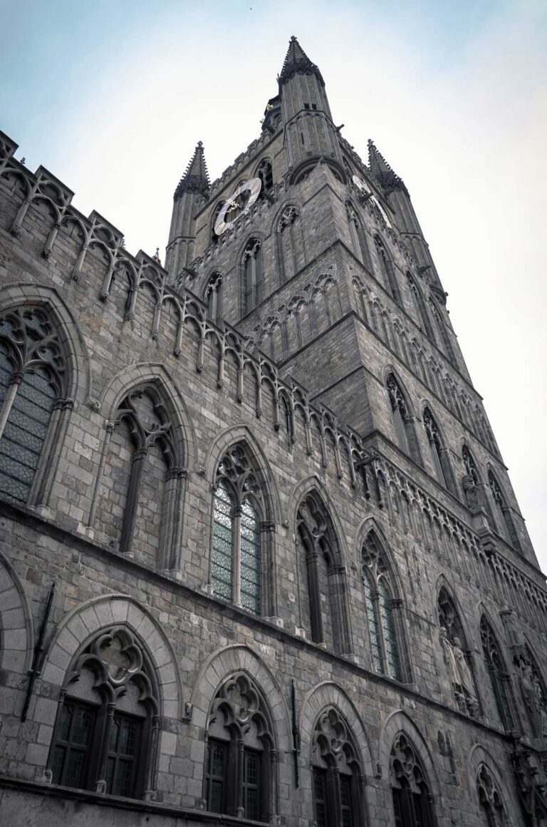 The Cloth Hall in Ypres, Belgium - home of the In Flanders Fields Museum.