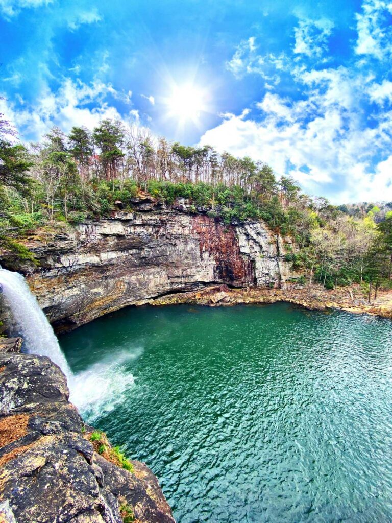 DeSoto Falls near Mentone, Alabama.