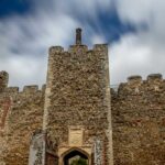 Framlingham Castle in Suffolk, England.