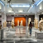 The Heraklion Archaeological Museum in Heraklion, Crete.