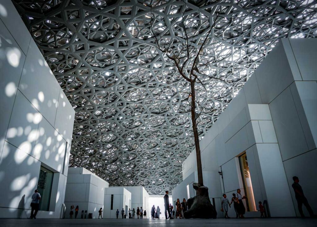 The Louvre Abu Dhabi.