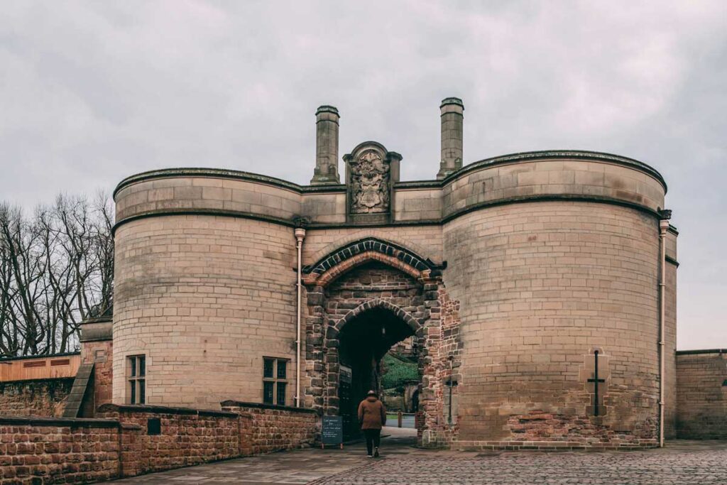 Nottingham Castle in Nottingham, England.