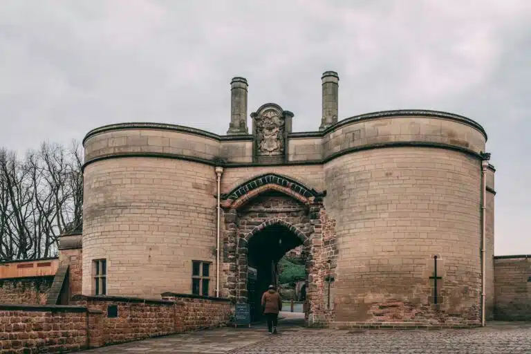 Nottingham Castle in Nottingham, England.