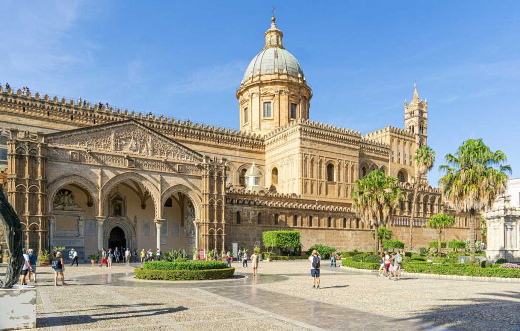 Palermo Cathedral in Sicily, Italy.