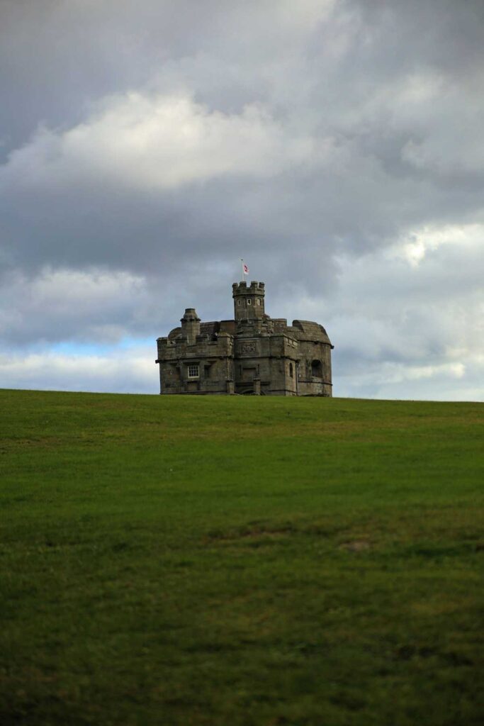 Pendennis Castle in Cornwall, South-West England.