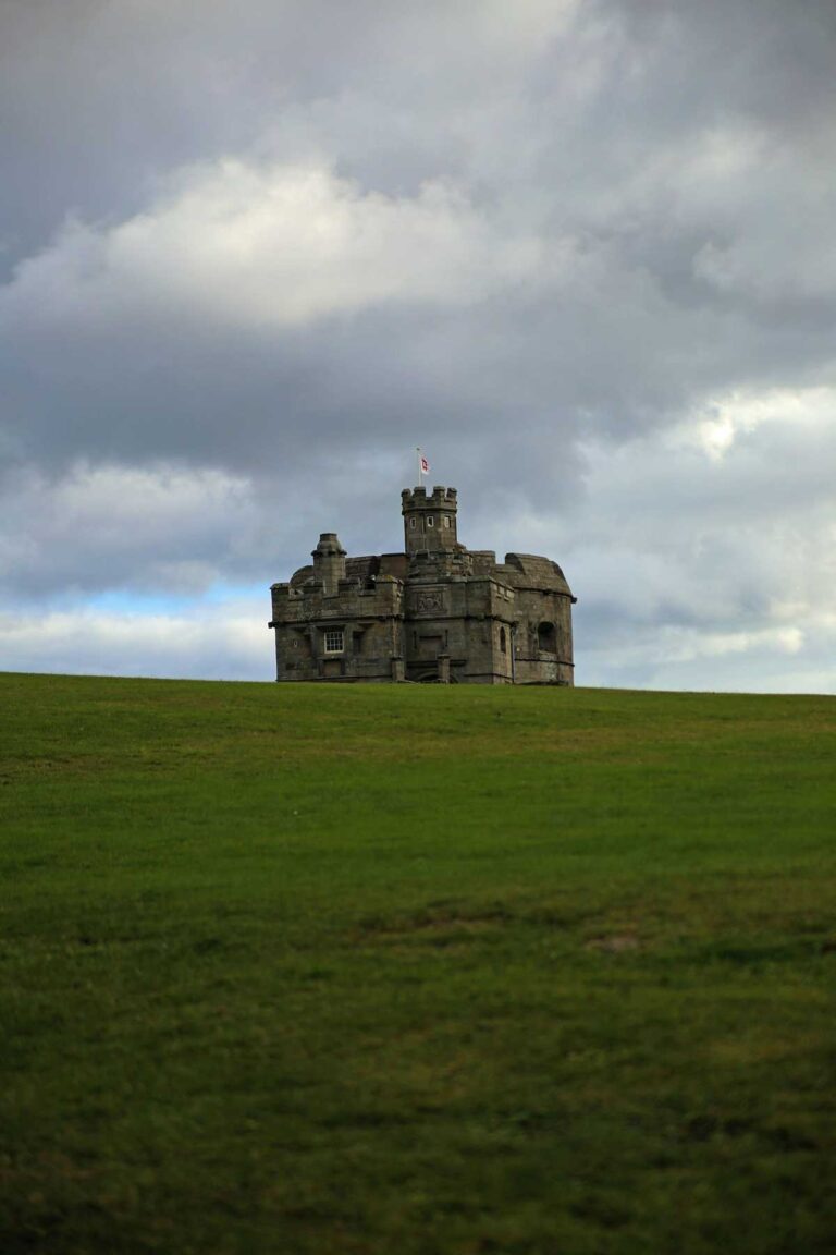 Pendennis Castle in Cornwall, South-West England.