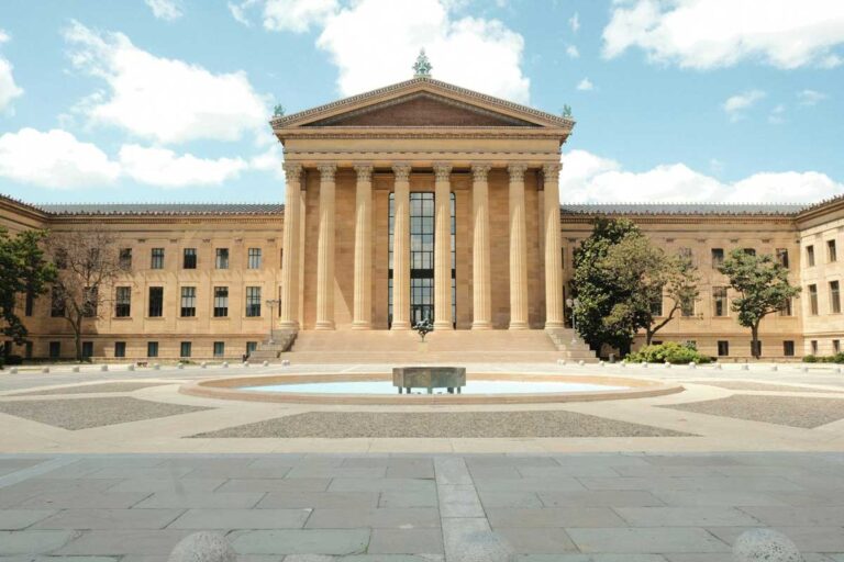 The Philadelphia Museum of Art in Philadelphia. Pennsylvania.