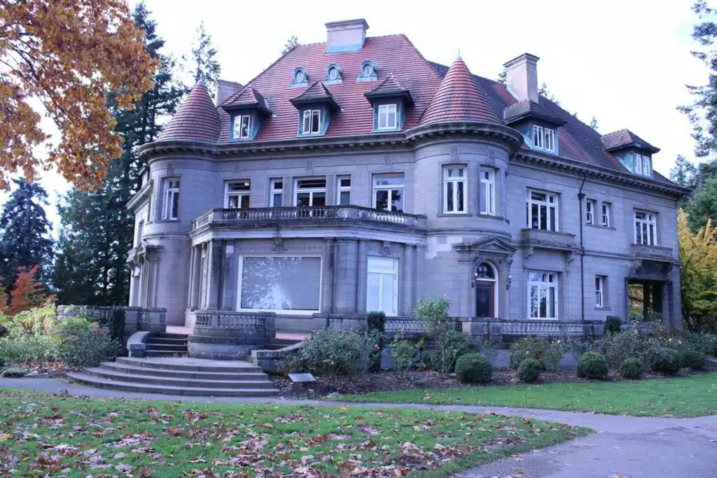 Pittock Mansion in Portland, Oregon.