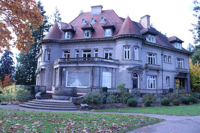 Pittock Mansion in Portland, Oregon.
