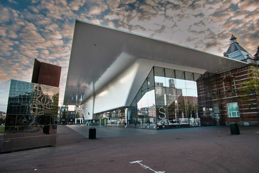 The Stedelijk Museum in Amsterdam, the Netherlands.
