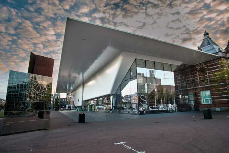 The Stedelijk Museum in Amsterdam, the Netherlands.