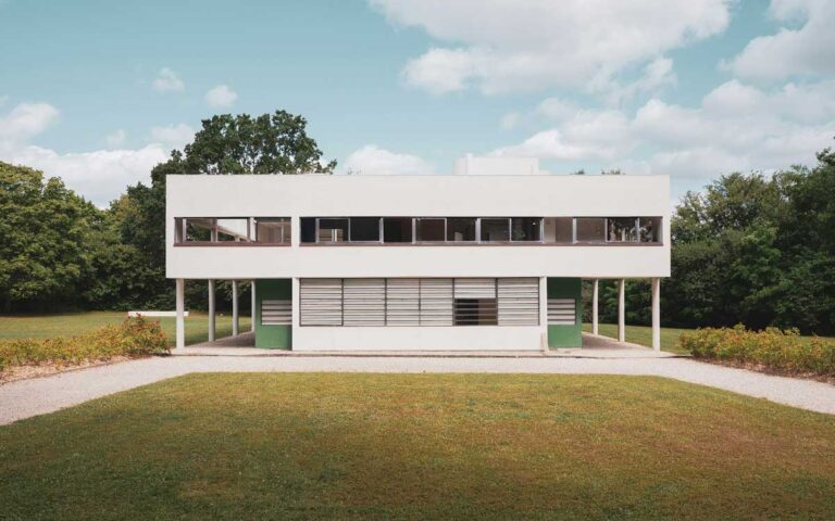 Villa Savoye in Poissy, France.