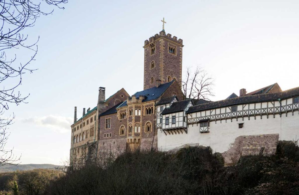 Wartburg Castle in Thuringia, Germany.