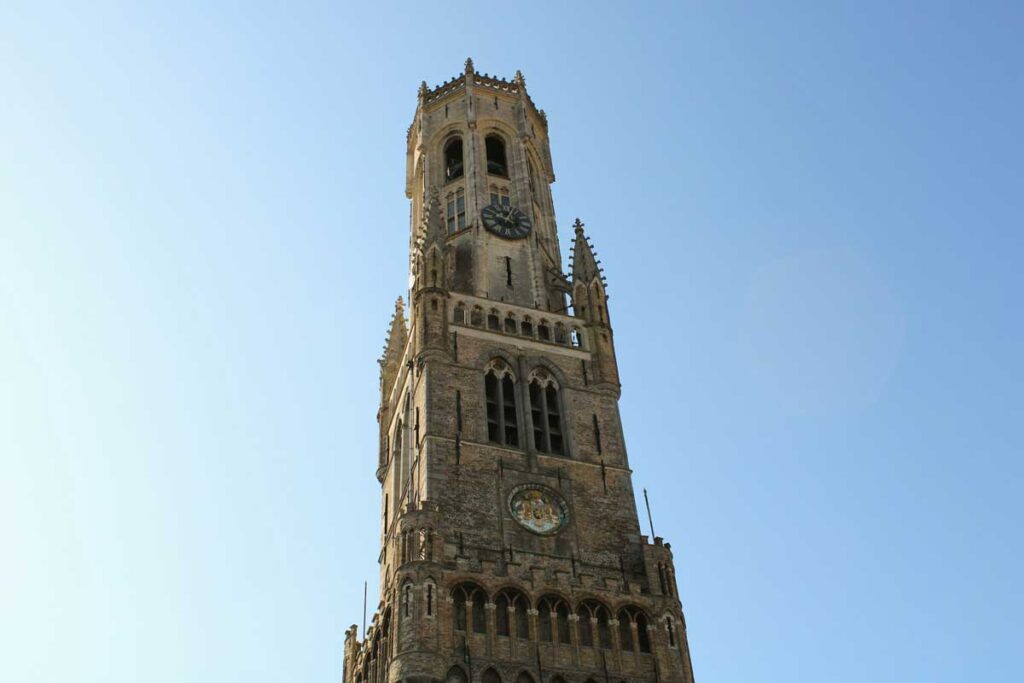 The Bruges Belfry in Bruges, Belgium.