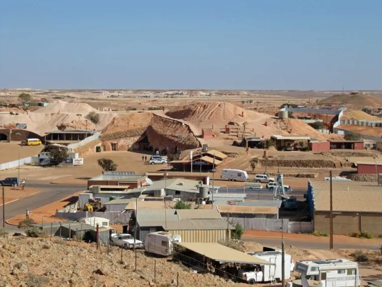 The outback town of Coober Pedy in South Australia.