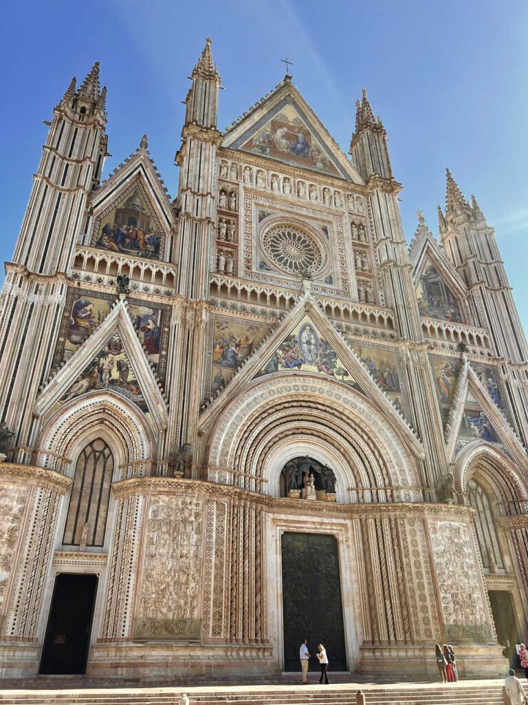 Orvieto Cathedral in Orvieto, Umbria.