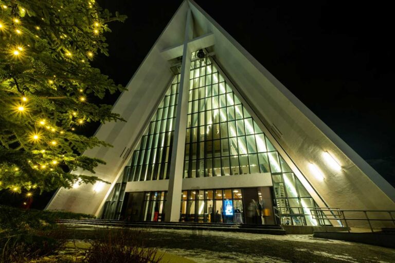 The Arctic Cathedral in Tromso, Norway.