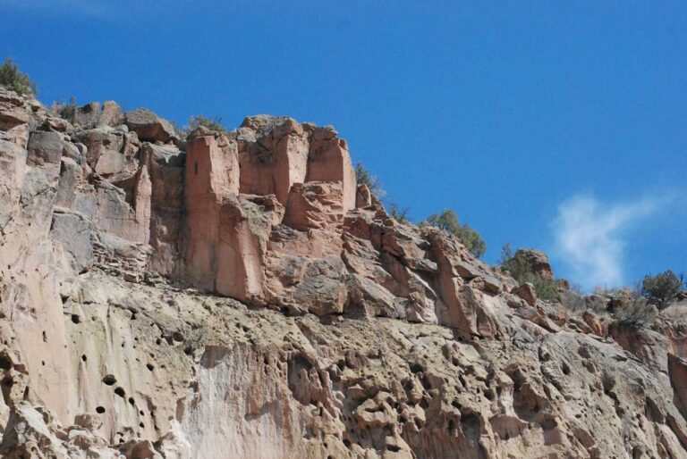Bandelier National Monument near Los Alamos, New Mexico.