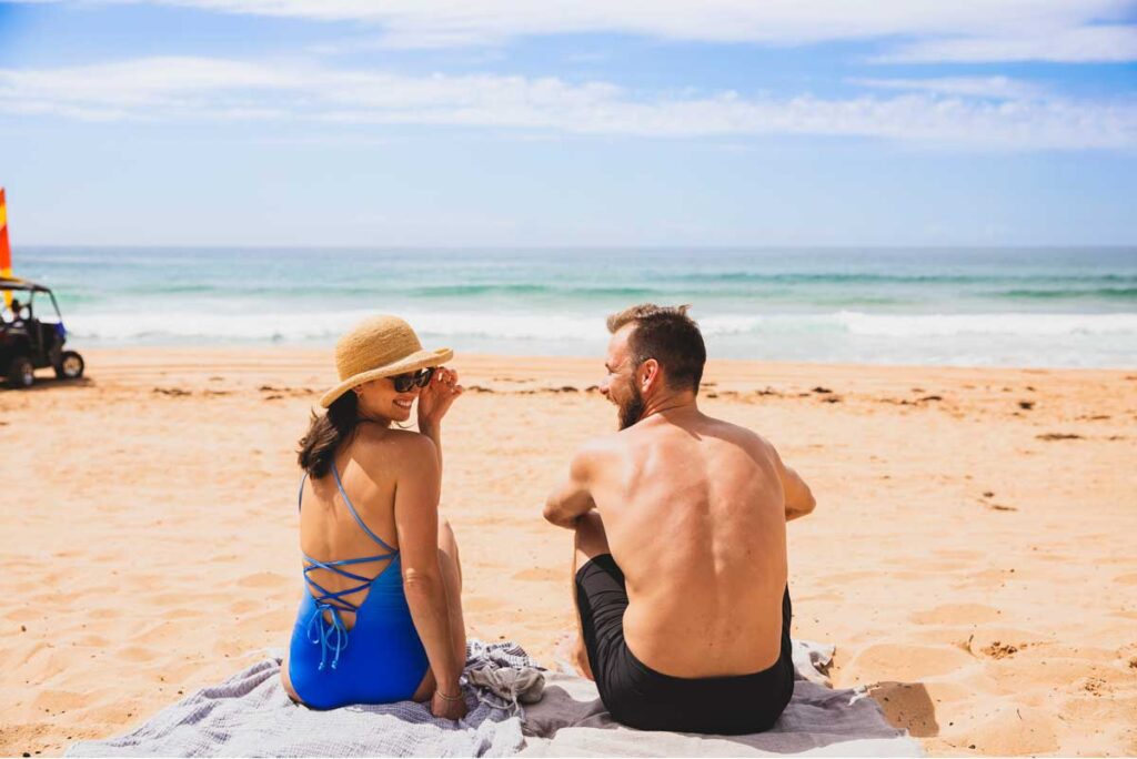 Bilgola Beach in Sydney, New South Wales.