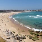 Bondi Beach in Sydney, New South Wales.