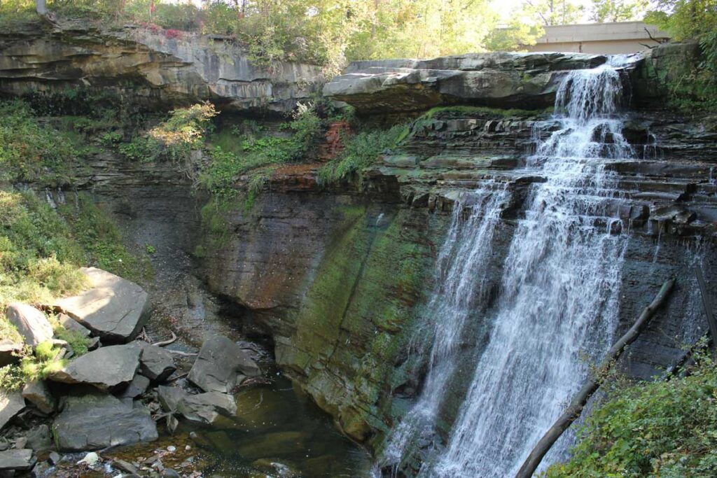 Brandywine Falls in Cuyahoga Valley National Park, Ohio.