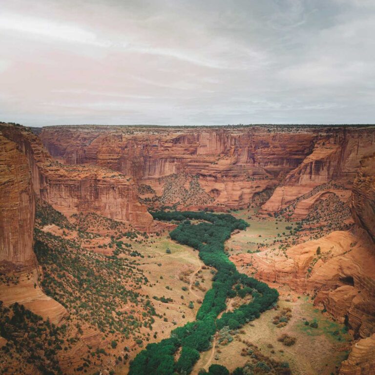 Canyon de Chelly National Monument in north-eastern Arizona.