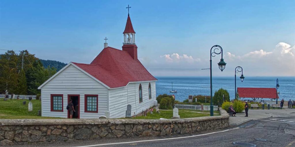 The Chapel of Tadoussac in Tadoussac, Quebec.