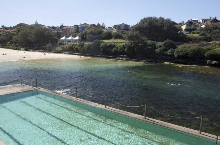 Clovelly Beach and Ocean Pool in Sydney, New South Wales.