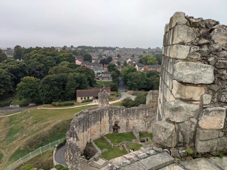 Conisbrough Castle in South Yorkshire.