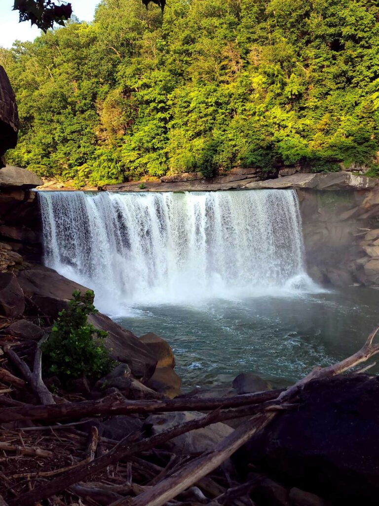 Cumberland Falls near Corbin, Kentucky.
