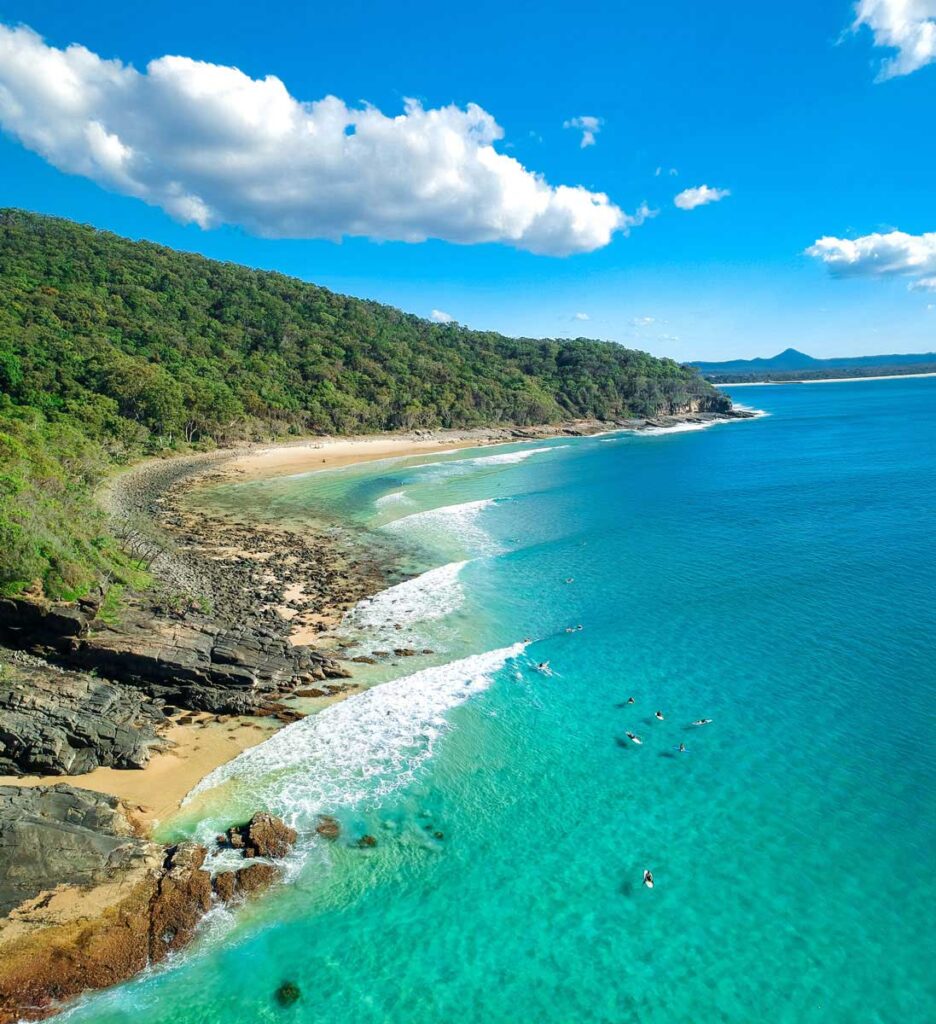 Granite Bay in Noosa National Park, Queensland.