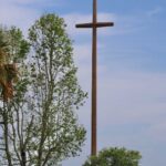 The Great Cross at Mission Nombre de Dios in St Augustine, Florida.