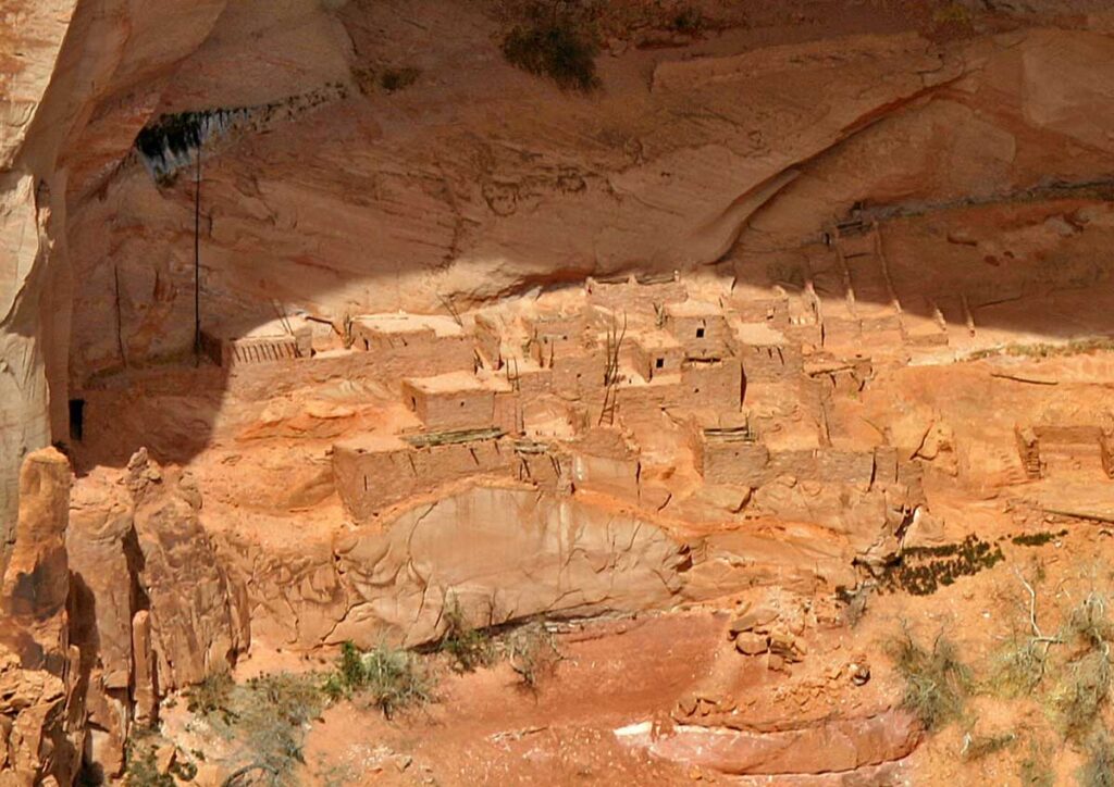 Ancient dwellings at Navajo National Monument, Arizona.