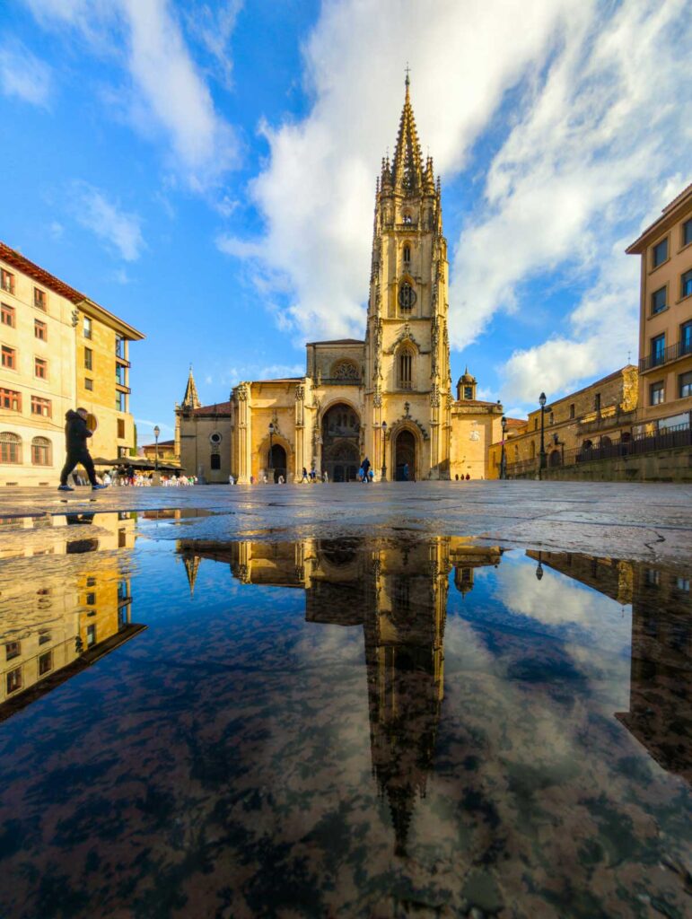 Oviedo Cathedral in Asturias, Spain.