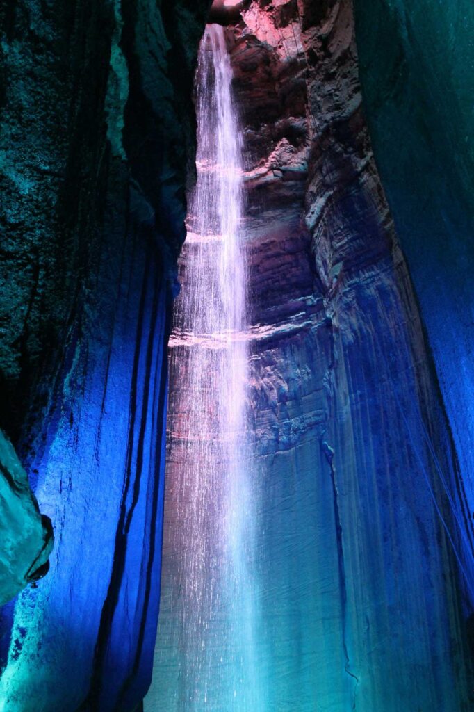 Ruby Falls in Chattanooga, Tennessee.