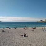 San Lorenzo Beach in Gijon, Spain.