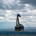 The Sandia Peak Tramway in Albuquerque, New Mexico.
