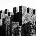 Silves Castle on the Algarve, Portugal.