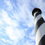 The St Augustine Lighthouse in St Augustine, Florida.