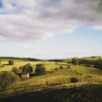The view from the top of Thor's Cave in Staffordshire.