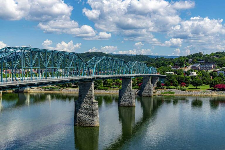 The Walnut Street Bridge in Chattanooga.