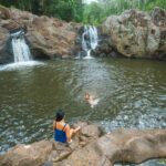 Wappa Falls in Yandina on Queensland's Sunshine Coast.