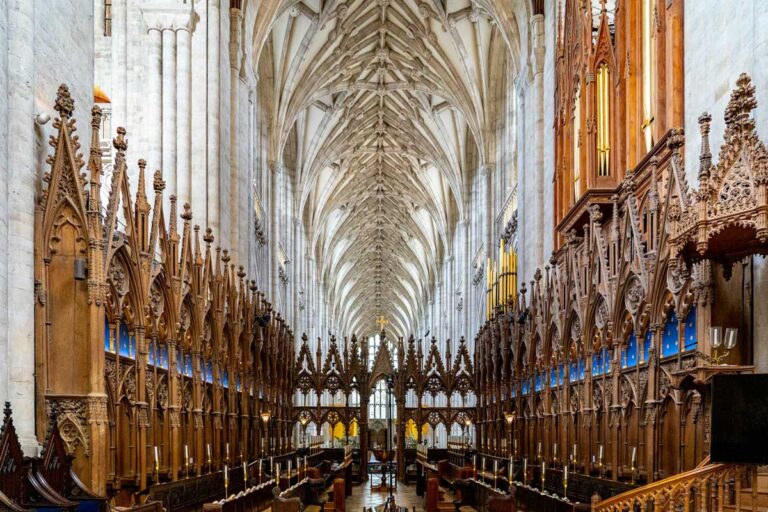 Winchester Cathedral in Winchester, Hampshire.